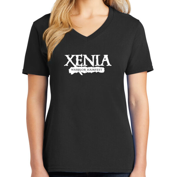 Xenia Warrior Hamfest Woman's V-Neck T-shirt Thumbnail