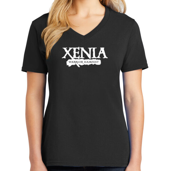 Xenia Warrior Hamvention Womens V Neck Tee Thumbnail