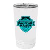 White 16 oz. Polar Camel Pint with Slider Lid Thumbnail