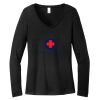 Women's Long Sleeve V Neck Tee Thumbnail