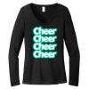Women's Long Sleeve V Neck Tee Thumbnail