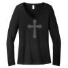 Women's Long Sleeve V Neck Tee Thumbnail