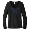 Women's Long Sleeve V Neck Tee Thumbnail