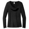 Women's Long Sleeve V Neck Tee Thumbnail