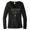 Women's Long Sleeve V Neck Tee Thumbnail