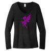 Women's Long Sleeve V Neck Tee Thumbnail