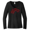Women's Long Sleeve V Neck Tee Thumbnail