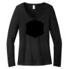 Women's Long Sleeve V Neck Tee Thumbnail