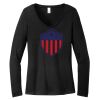 Women's Long Sleeve V Neck Tee Thumbnail