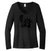 Women's Long Sleeve V Neck Tee Thumbnail