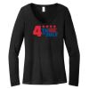 Women's Long Sleeve V Neck Tee Thumbnail